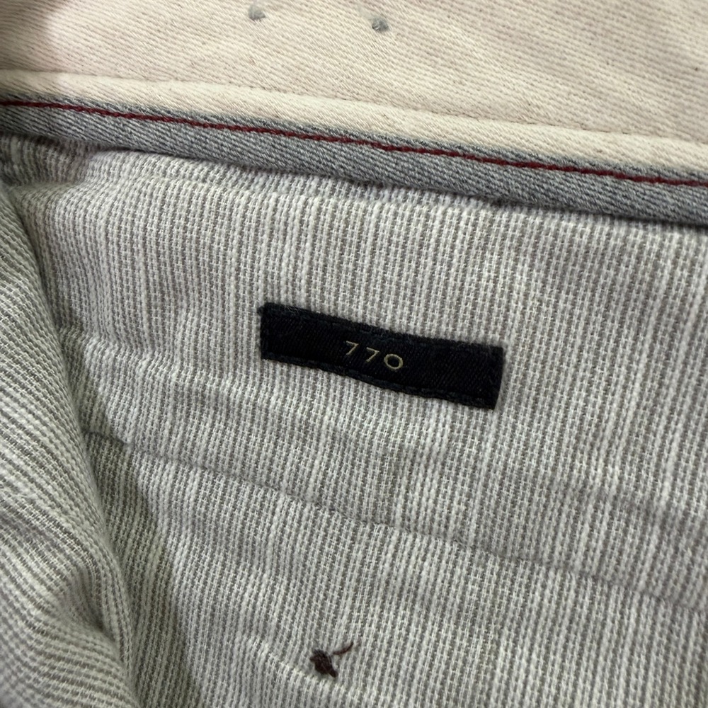 J.Crew Men 32x32 770 Straight Fit Pants Gray Cotton Chino Casual Trousers Preppy - Picture 6 of 11